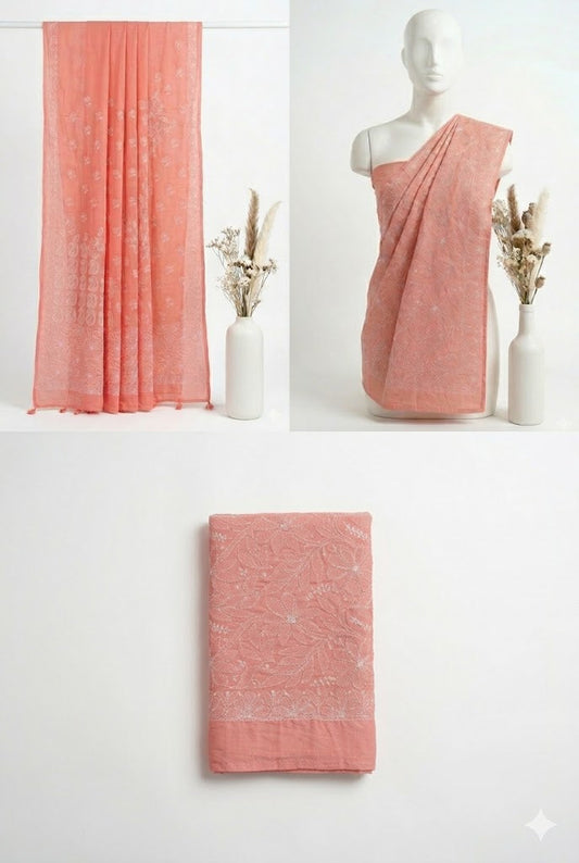 Unveiling the Art of Chikankari: A Peach Perfect Narrative
